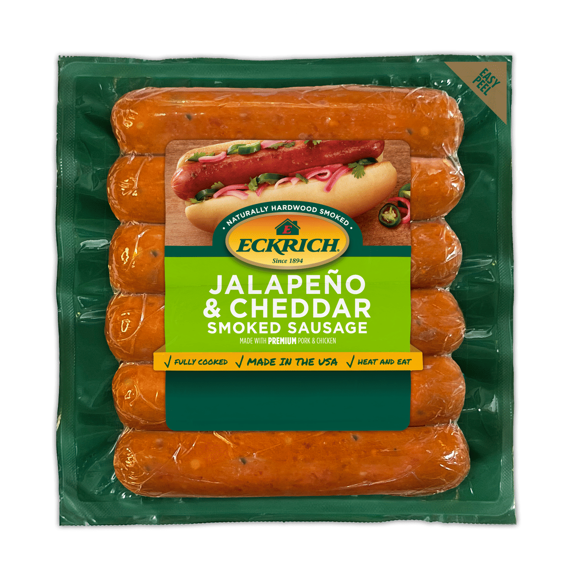 Jalapeno Cheddar Smoked Sausage Links Eckrich